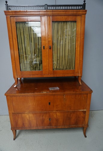 Biedermeier aufsatzkommode - biedermeier,