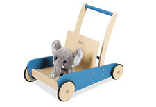 Lauflernwagen von Pinolino aus Holz in blau # gebraucht