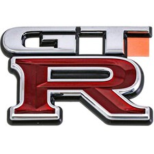 NISSAN OEM SKYLINE GT-R BNR34 Logo Emblem hinten M/V Spec 84896-AA400