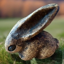 Deko Hase Rustikal Antik