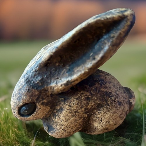 Deko hase rustikal antik - deko,