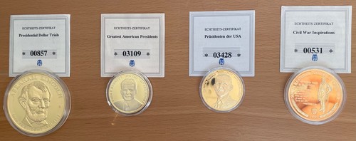 Gedenkmedaillen lincoln - 4,