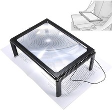 3x Tischlupe ganzseitig mit 12