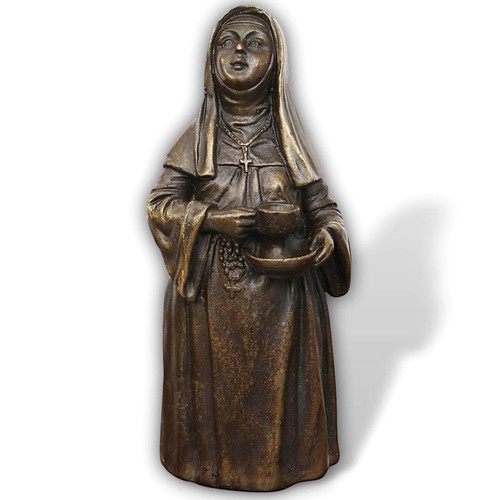 Skulptur tischglocke nonne - tischglocke,