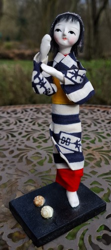 Trachten puppe kimono aus - im,