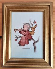 Hummel Bild; Kreuzstich Junge mit Trompete