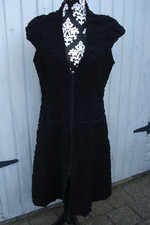 Cut Loose Kleid Weste Lagenlook schwarz warm Gr. M