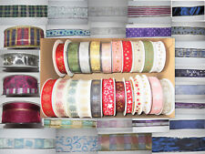 1 m Borte Bänder Band Motivband Taftband Weihnachten Organzaband Schleifenband