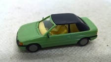 Praliné 5705 Ford Escort III Ghia Cabriolet lindgrün schwarzes Verdeck (60)