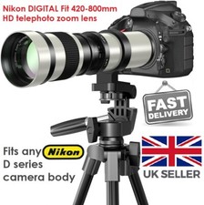 Nikon DIGITAL passt 420 800 mm Zoomobjektiv D3100 D3200 D3300 D3400 D3500 D5500 & mehr