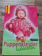  PUPPENKLEIDER Häkeln Brigitte Schwarz Vintage