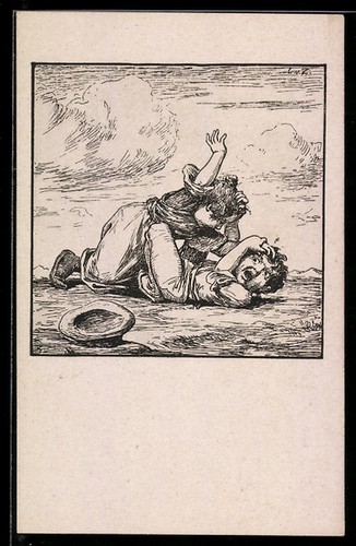 Künstler ludwig von - künstler-ak,
