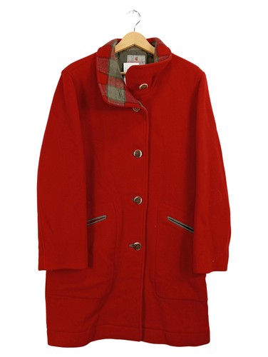 Steinbock damen wollmantel rot - damen,