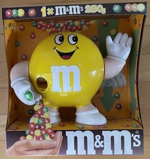 M & M Spender gelb unbenutzt originalverpackt 1990er Jahre 22 cm