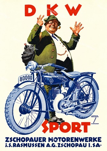 Hohlwein dkw sport motorrad - hohlwein,