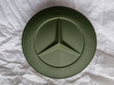 Orig. Haubenemblem, Stern, für Mercedes Bundeswehr, Wolf Unimog RAL 6031 -NEU