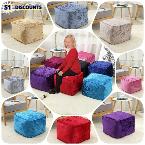 Crushed velvet sitzsack - crushed,