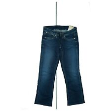 Pepe Jeans Banji stretch 7/8 ankle Hose Straight Low Waist knack po W28 blau NEU