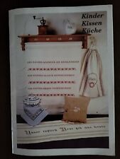 Stickanleitung, Heft, Kinder Kissen Küche, tolle Vorlagen