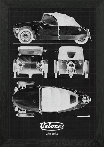 Velorex 350 1963 - , gerahmtes