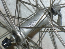 Laufrad, Felge, Vorderrad 28 Zoll, Alu, Shimano Nabe