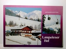 Meransen. Mühlbach - Südtirol. Italien. Pension Langwieserhof. Alte Ansichtskart