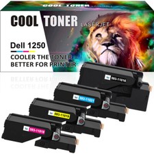 1-12 XXL Toner für Dell 1250 C 1350CNW 1355CN 1355CNW C1760NW C1765NF C1765NFW