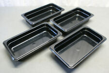 4 Stk. Cambro GN-Behälter 1/3 - 65 Kunststoff schwarz Gastronormbehälter (2)/B