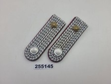 Schulterklappen Feuerwehr DDR Weinrot Silber Uniform Sammlerstück #255145