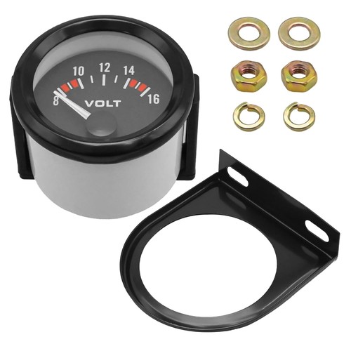 Auto voltmeter kunststoff 52mm - auto,