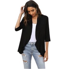 Damen Rüschen Strickjacke -