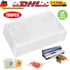 200 Vakuumbeutel Vakuumierbeutel Vakuumfolie goffriert 25x35cm für Vakuumierer