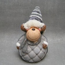 Formano Deko Elch weiß silber