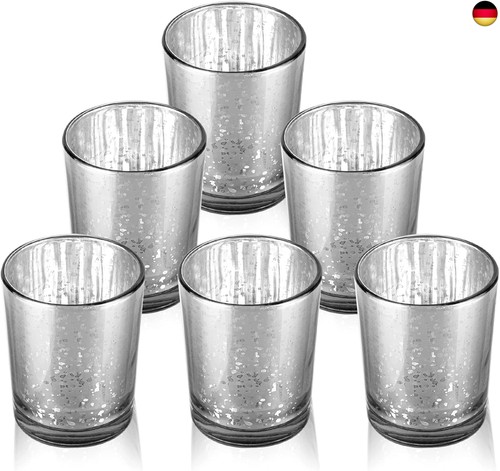Teelichtgläser 6er set - teelichtgläser,