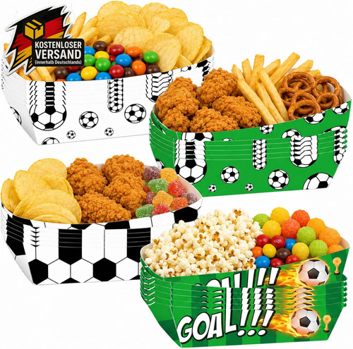 Fußball snackschalen set - fußball,