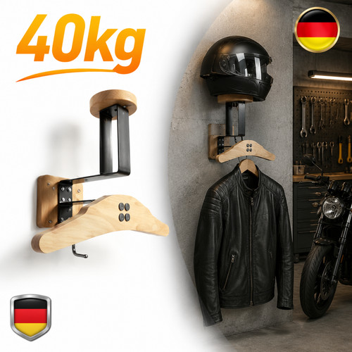Helmhaken stahl holz - stahl, 40