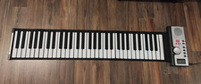 LogiLink 61-Tasten Rollpiano Keyboard Rollup E-Piano MIDI Netzteil Batterie USB