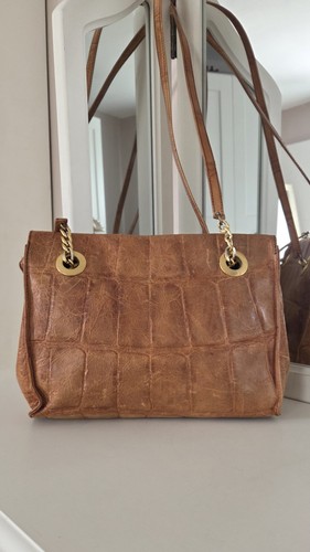 Vintage leder umhängetasche - vintage,