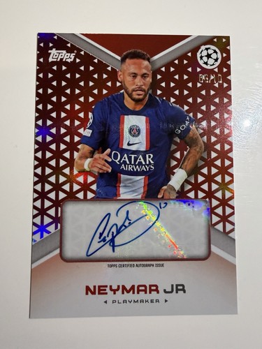 Neymar auto topps - jr.,