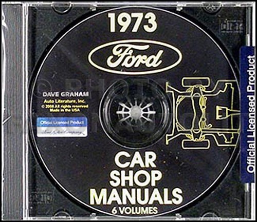 1973 ford shop manuell - 1973,