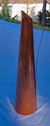 Vintage kupferkanne vase - kupferkanne,