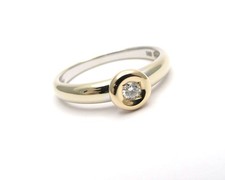 SOLITÄR RING GELB-UND