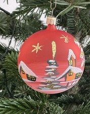 Rote Christbaumkugel