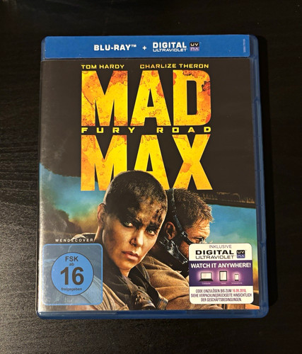 Mad max fury - fury, blu-ray