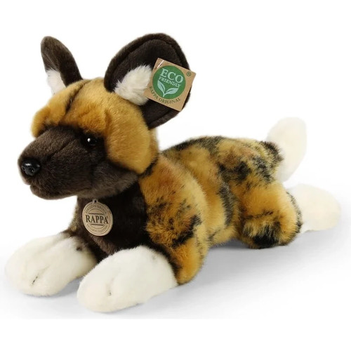 Afrikanischer wildhund liegend - wildhund,