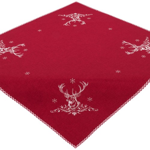 Tischdecke weihnachten rot - rot, 85