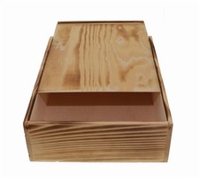 Weinkiste 3er "Holzkiste" - Truhe Holztruhe Holzbox Verpackung Geschenke Präsent