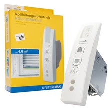 Schellenberg Elektrischer Gurtwickler Rolladen 23 mm Gurtband Aufschraubwickler