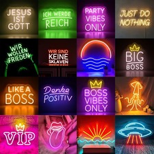 Neon LED Schild USB Licht Wand