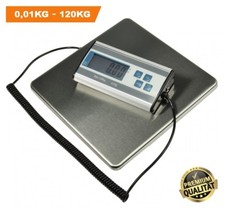 Digital Paketwaage A94 Plattform Boden Waage für Pakete Edelstahl 120kg Lasten